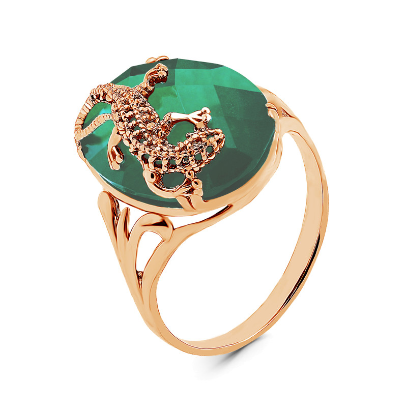 Кольцо с плавленным кварцем