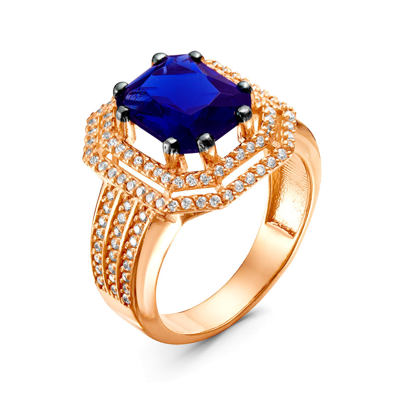 Кольцо с плавленным кварцем