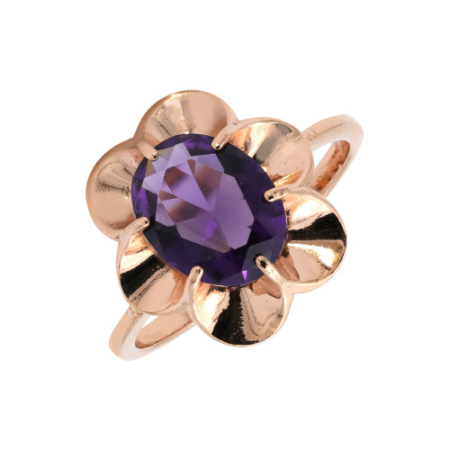 Кольцо с плавленным кварцем