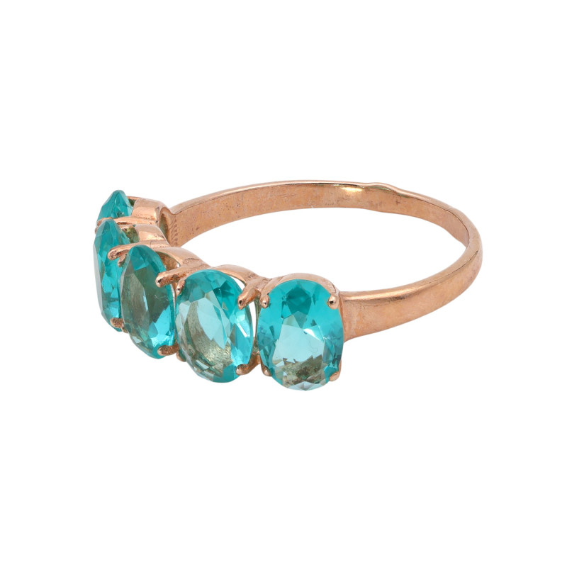 Кольцо с плавленным кварцем