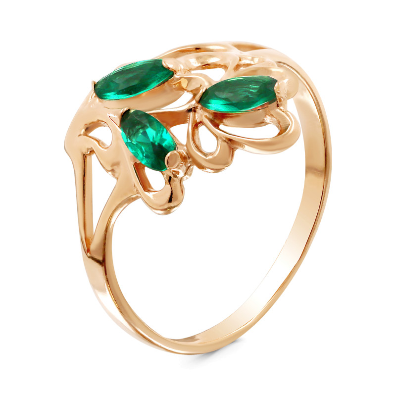 Кольцо с плавленным кварцем