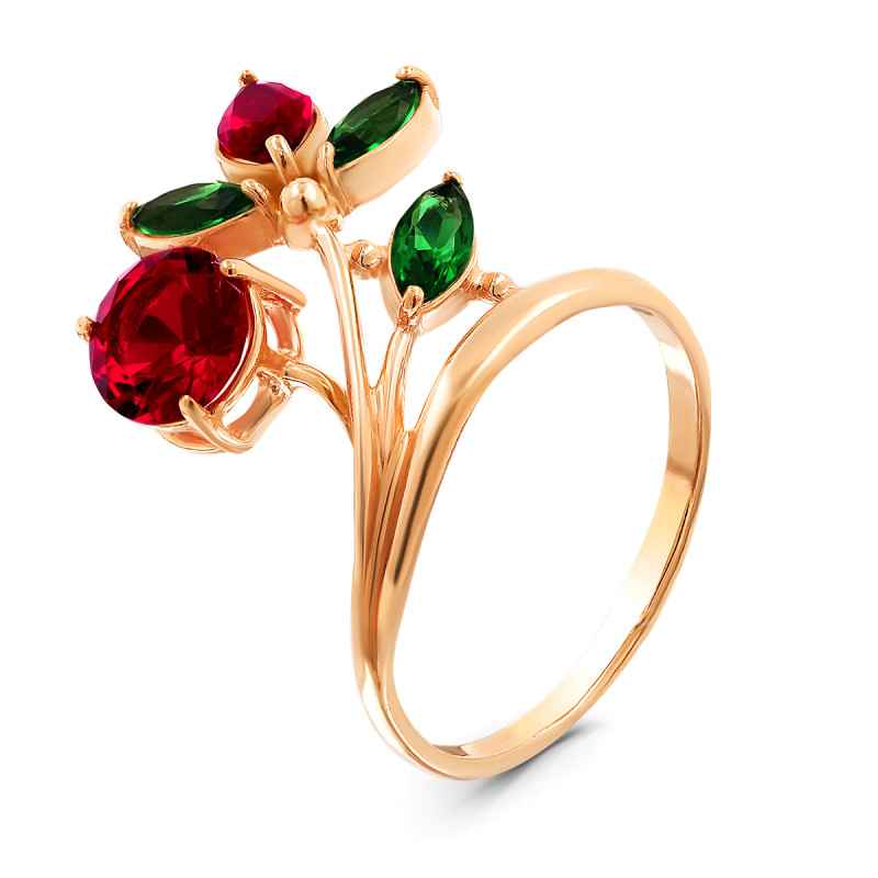 Комплект: серьги и кольцо