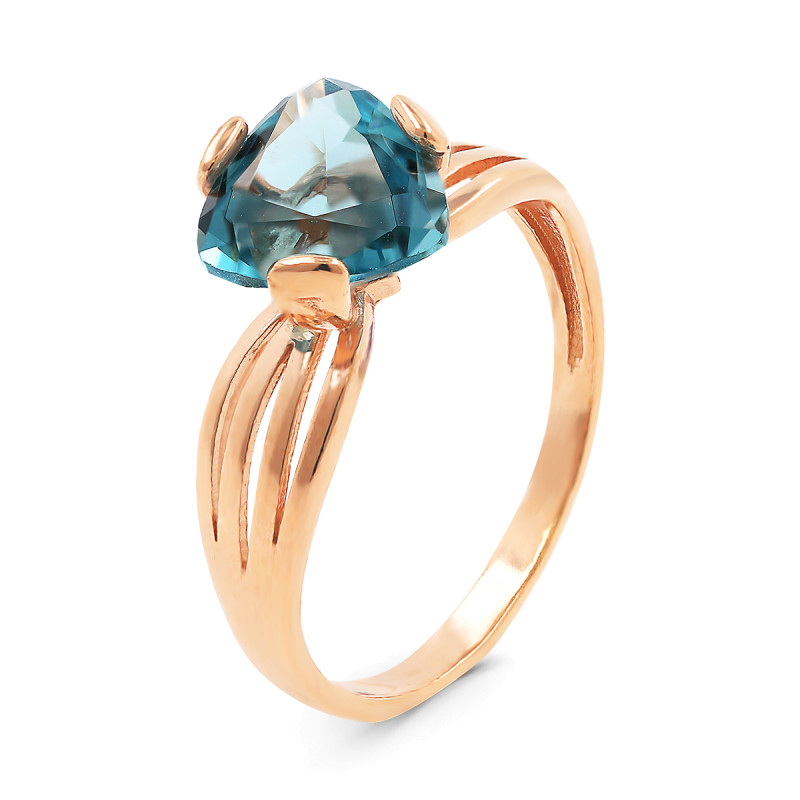 Кольцо с плавленым кварцем