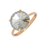 Кольцо с ювелирным кристаллом