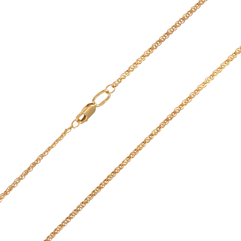 Цепь серебряная с плетением нонна