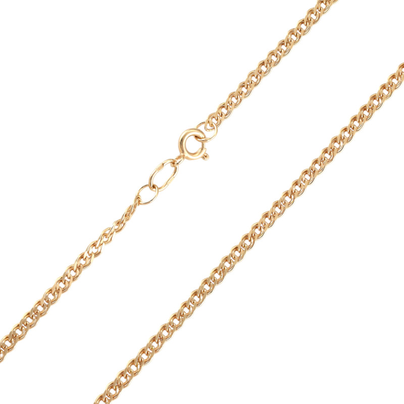 Цепочка с плетением двойной ромб