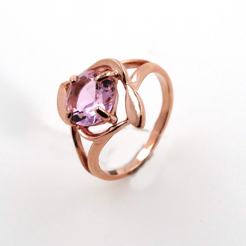 Кольцо с плавленным кварцем