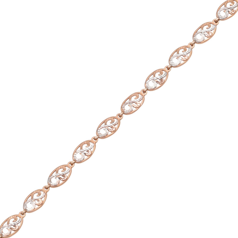 Браслет позолоченный из серебра