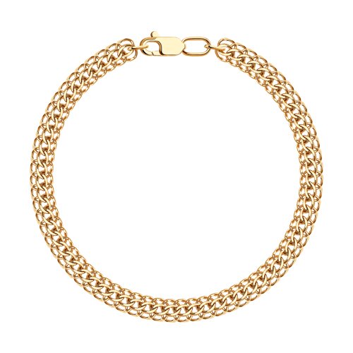 Позолоченный браслет из серебра