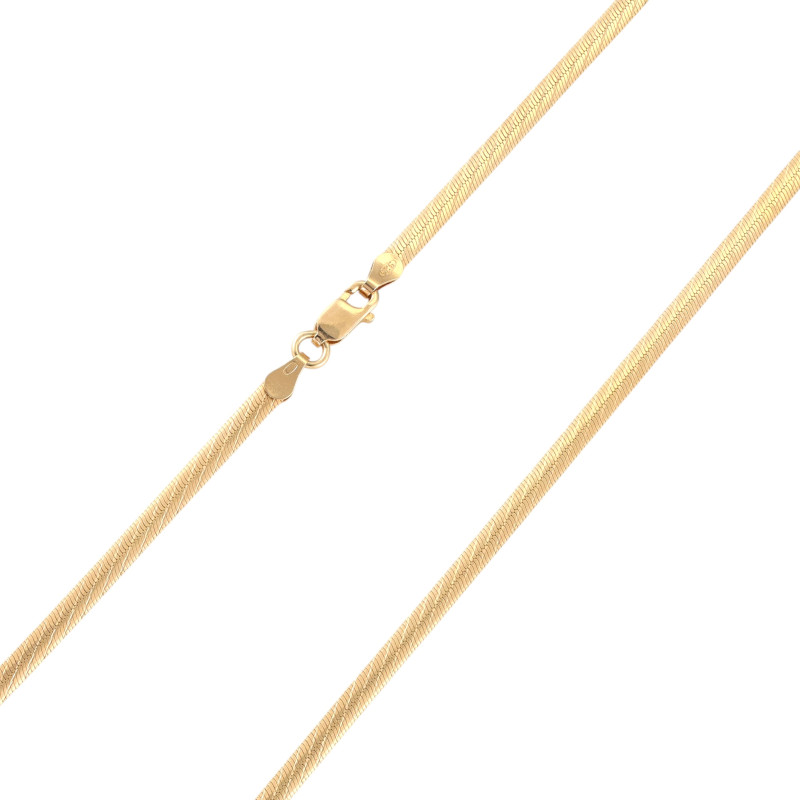 Цепь позолоченная из серебра