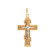 Серебряный крест с позолотой