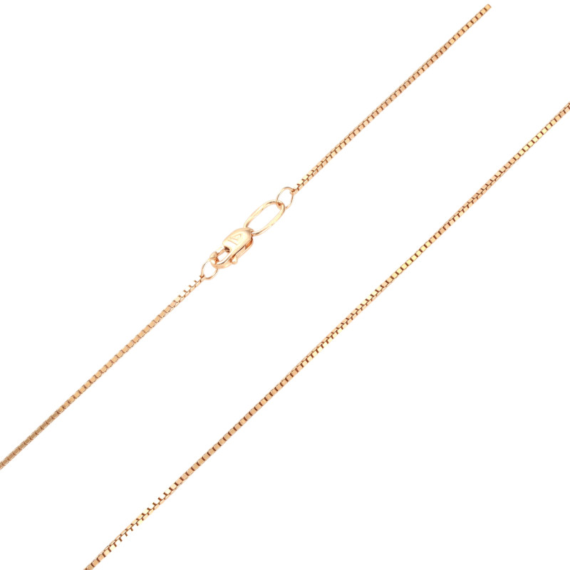 цепь позолоченная венецианского плетения