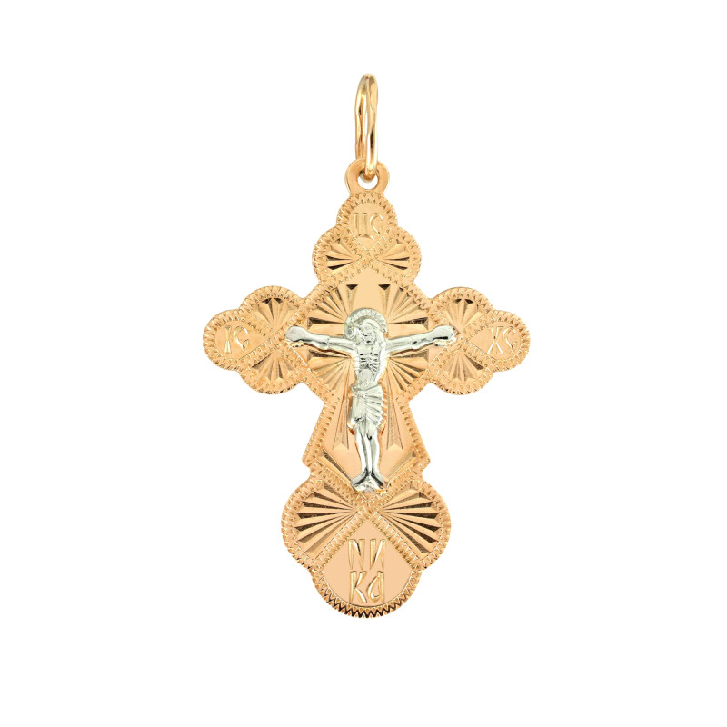 Крест из серебра "Спаси и Сохрани"