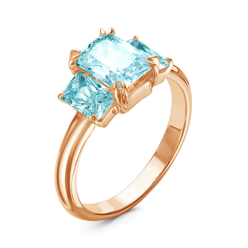 Кольцо с плавленным кварцем