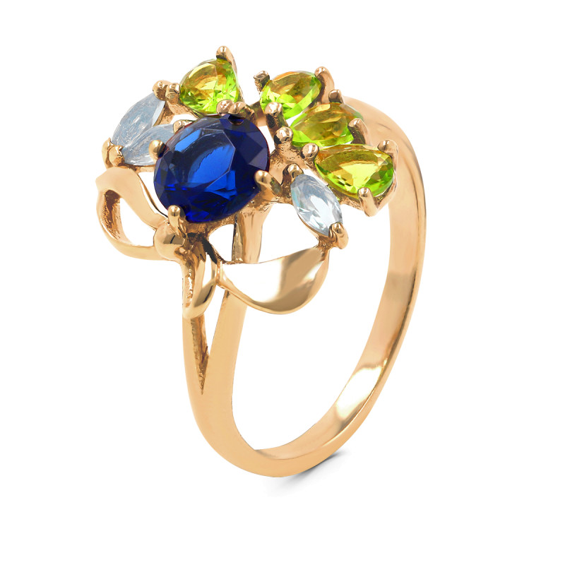 Кольцо с плавленным кварцем