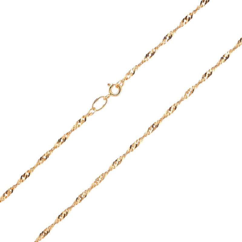 цепочка с плетением сингапур