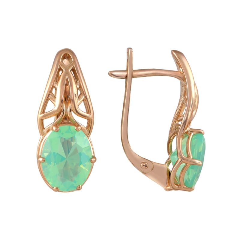 Серебряные серьги с ониксом