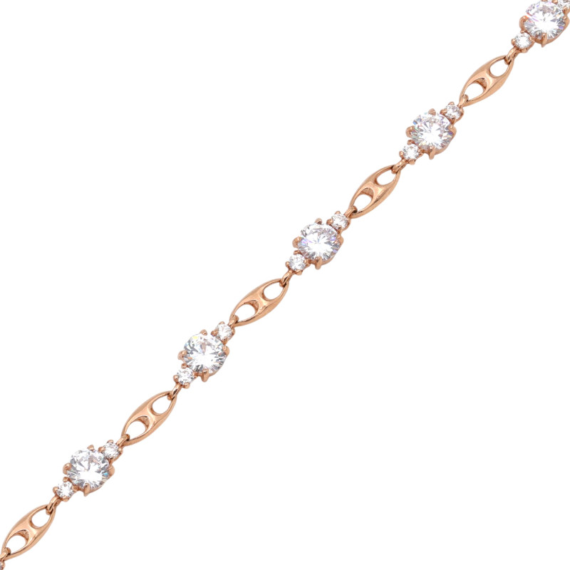 Браслет с кубическим цирконием