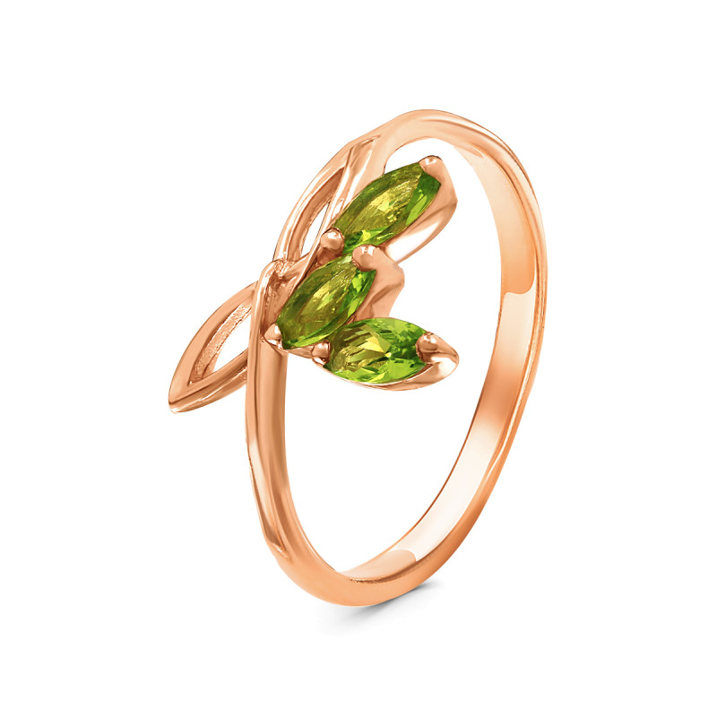 Кольцо с плавленным кварцем