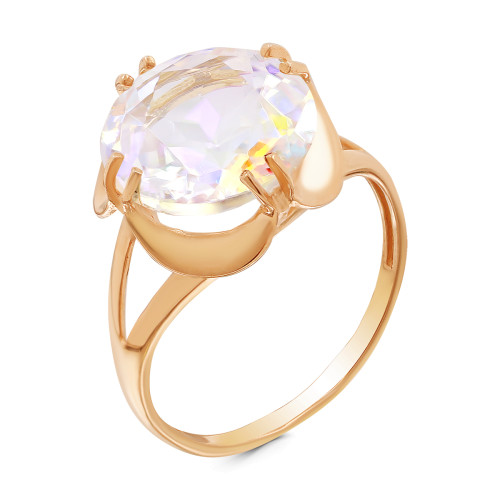 Серебряное кольцо с фианитом