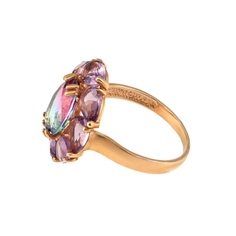 Серебряное кольцо с турмалином