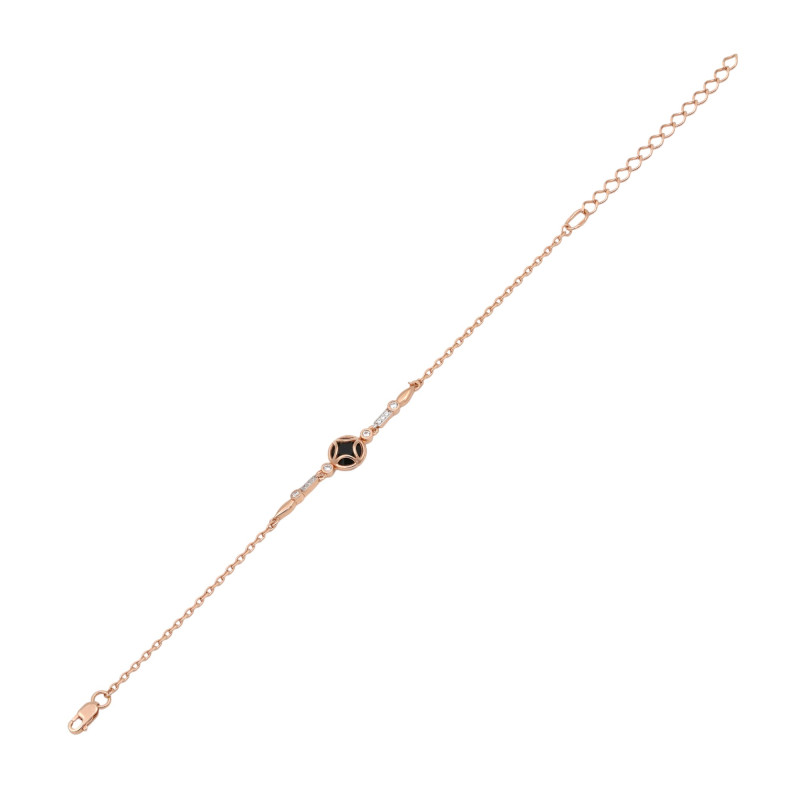 Браслет с искуственным фианитом