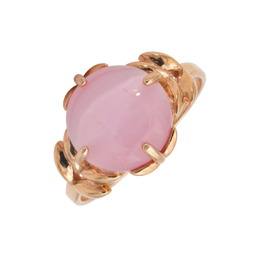 Кольцо с кошачьим глазом