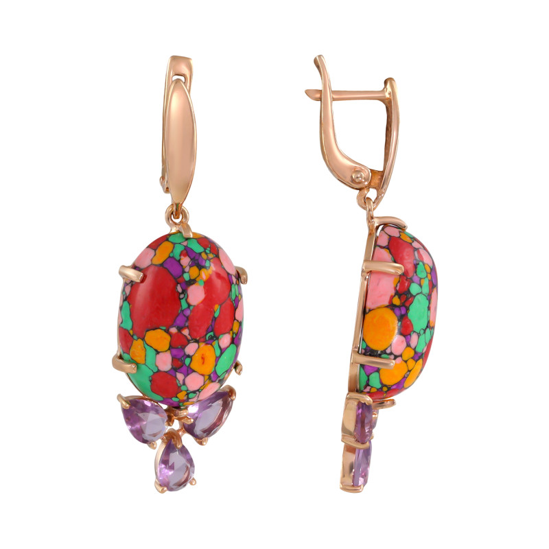 Комплект: серьги и кольцо