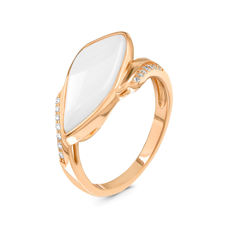 Кольцо с кубическим цирконием