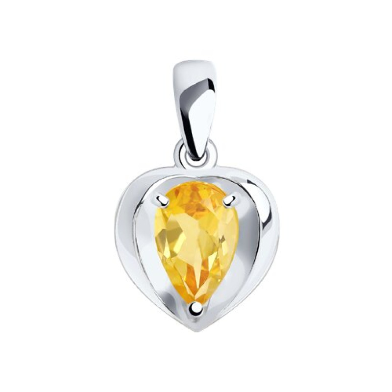 Подвеска с цитрином