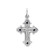 Крест из серебра с сапфирами