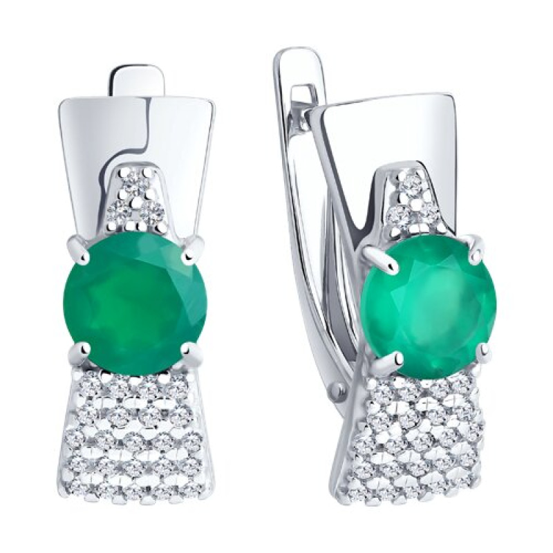 Комплект: серьги и кольцо