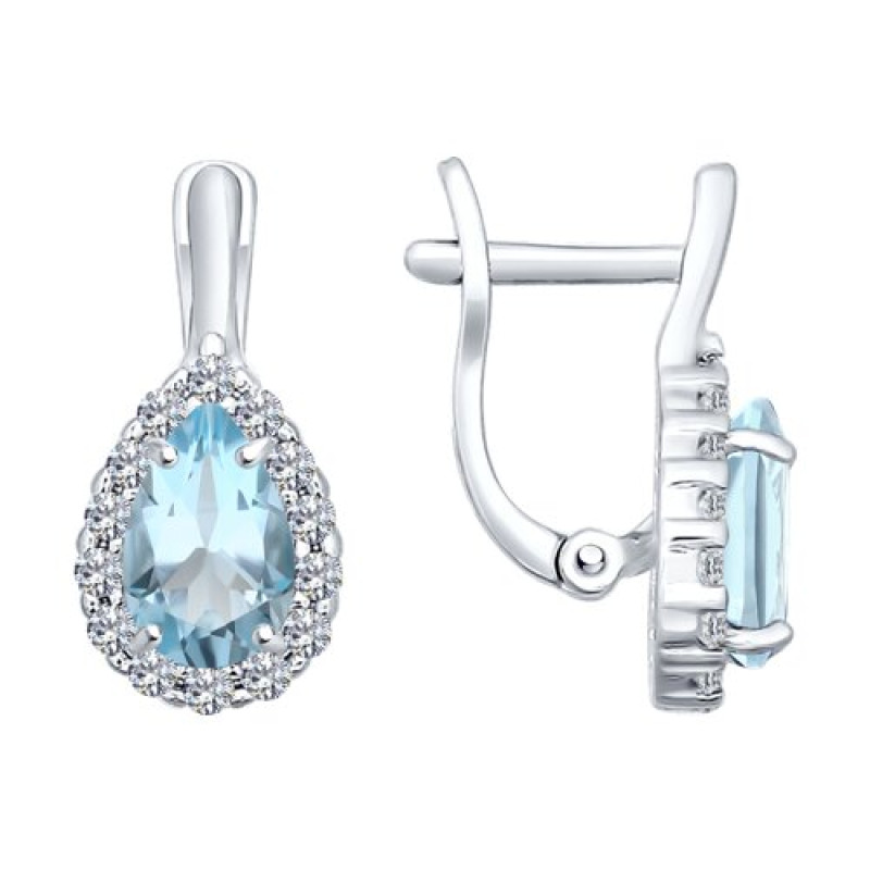 Комплект: серьги и кольцо