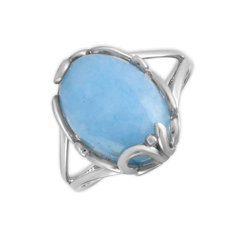 Кольцо из серебра с кварцем