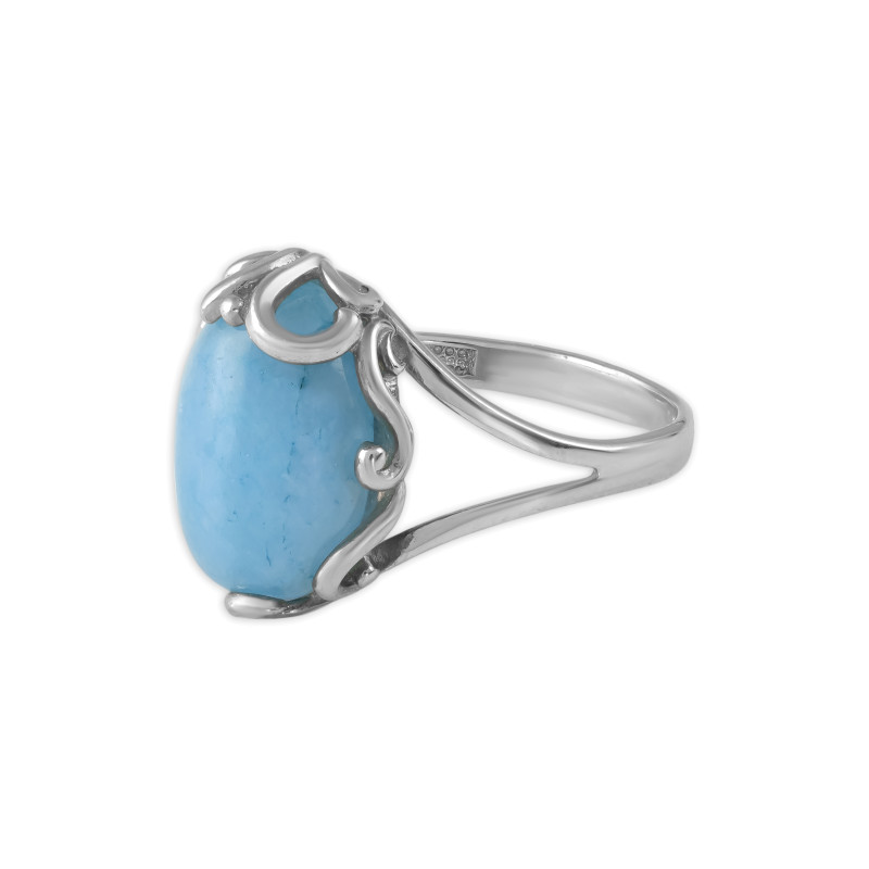 Кольцо из серебра с кварцем