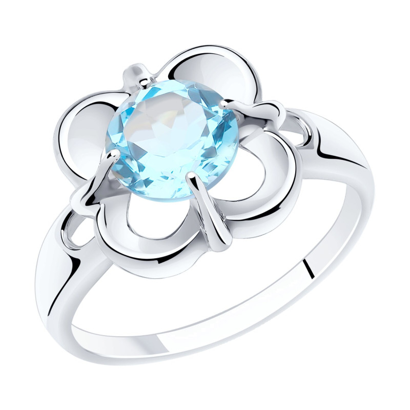 Кольцо с топазом