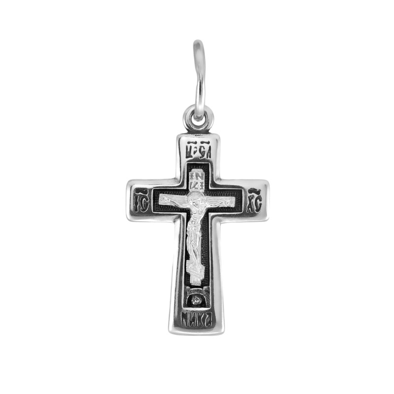 Серебряный крест Спаси и Сохрани