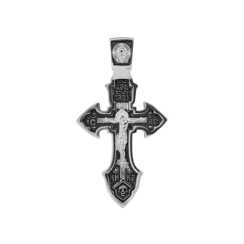 Серебряный крестик 
