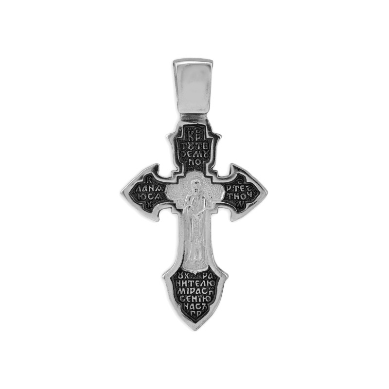 Серебряный крестик 