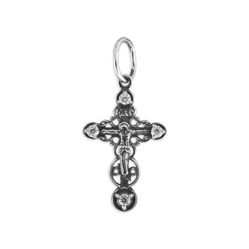 Серебряный крест Спаси и Сохрани