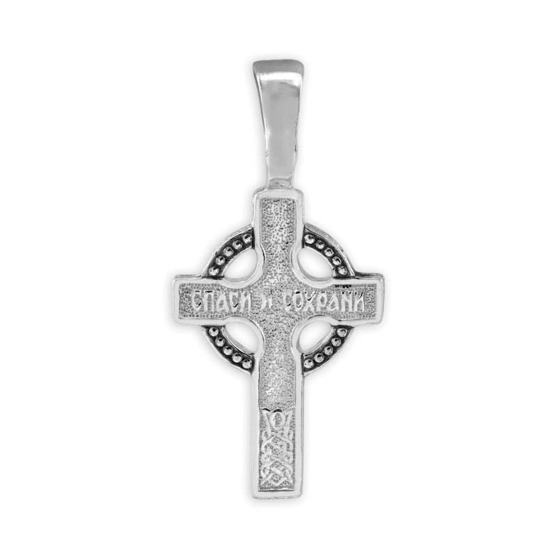 Крест из серебра с позолотой