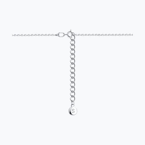 Серебряное колье с ляписом