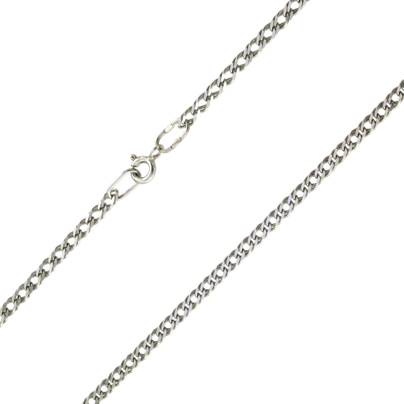 Цепь с плетением двойной ромб