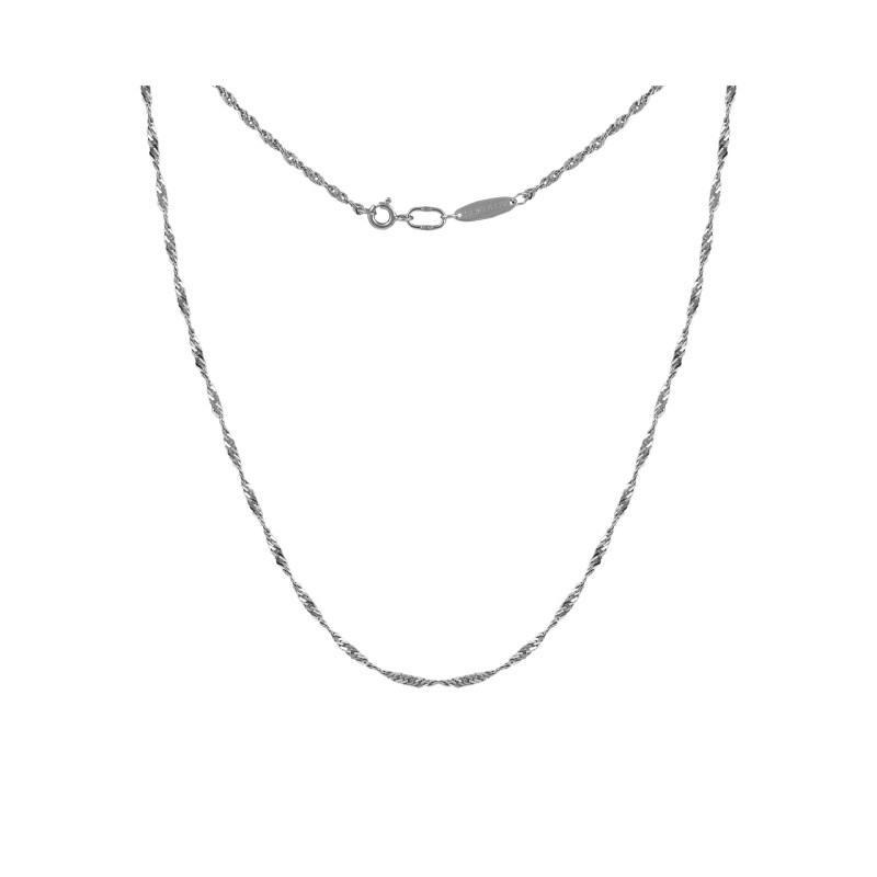 Серебряная цепочка с панцирным плетением