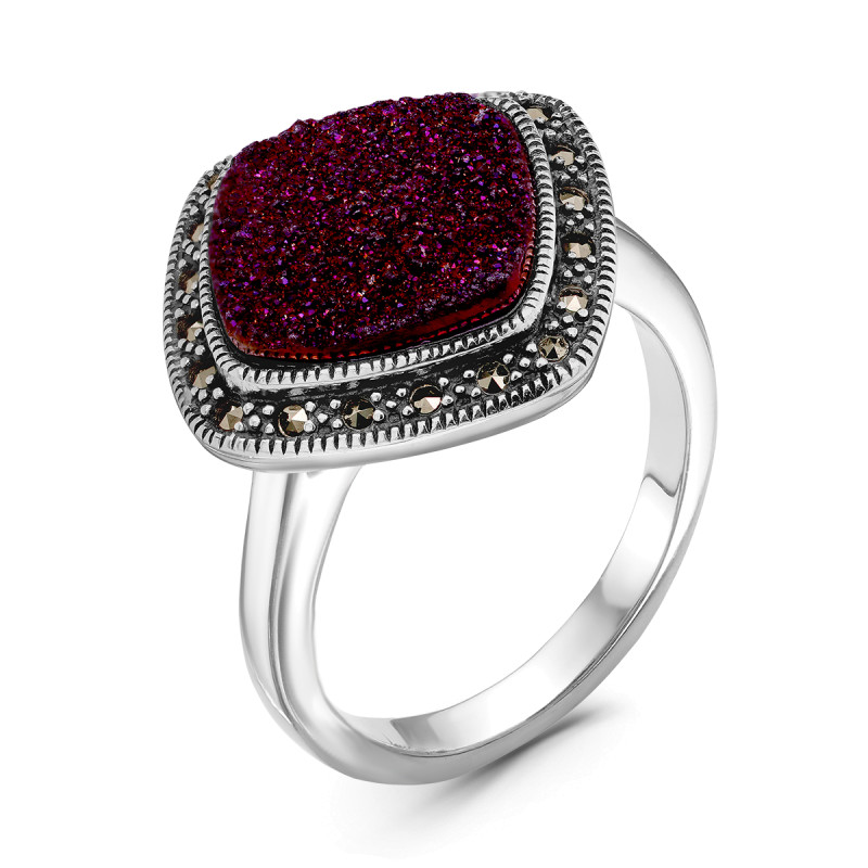 Кольцо с марказитами