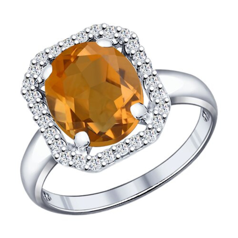 Комплект: серьги и кольцо