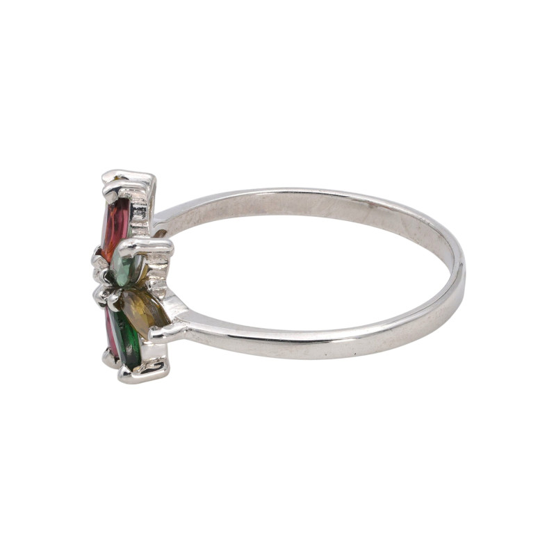 Серебряное кольцо с турмалинами