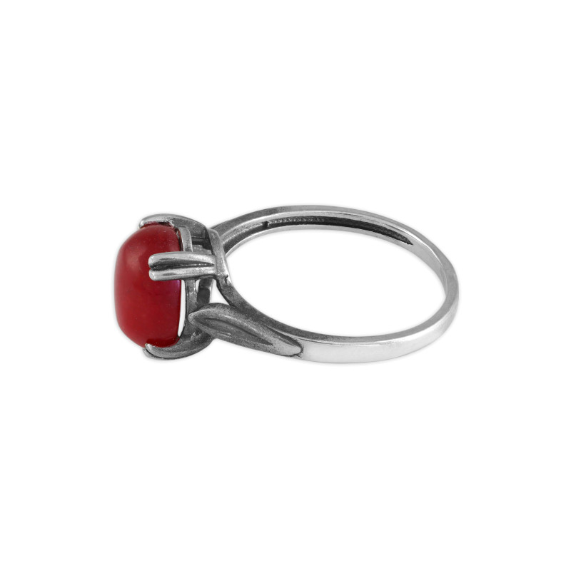 Серебряное кольцо с натуральным халцедоном