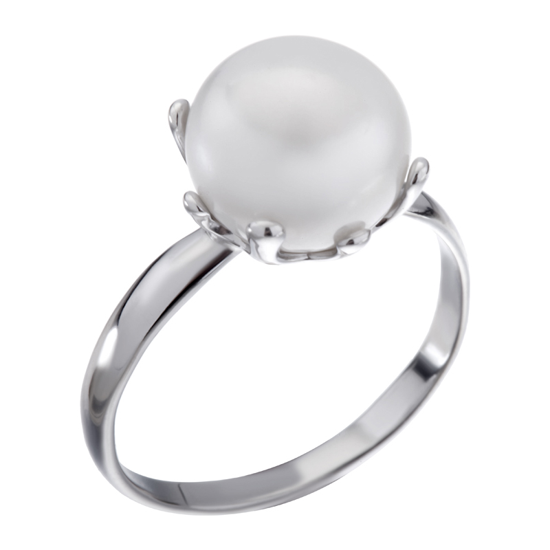 Кольцо с пресноводным жемчугом