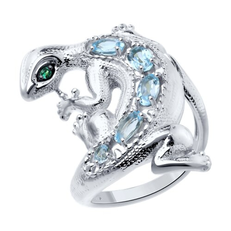 Комплект: серьги и кольцо